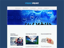 Tablet Screenshot of frontpoint.net